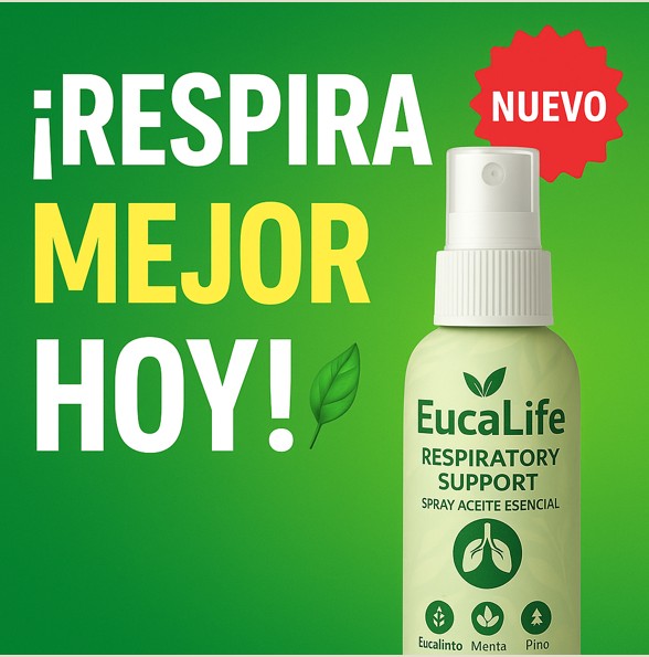 RESPIRA MEJOR EN MINUTOS CON EUCALIFE - 100% NATURAL