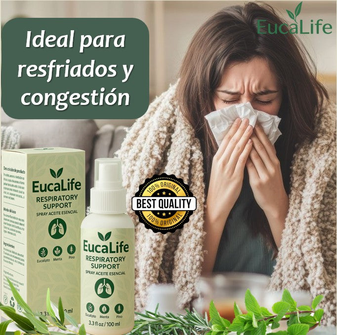 RESPIRA MEJOR EN MINUTOS CON EUCALIFE - 100% NATURAL