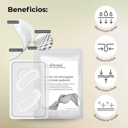 PUREDERMA™- PARCHES PARA BOLSAS Y OJERAS 100% EFECTIVO