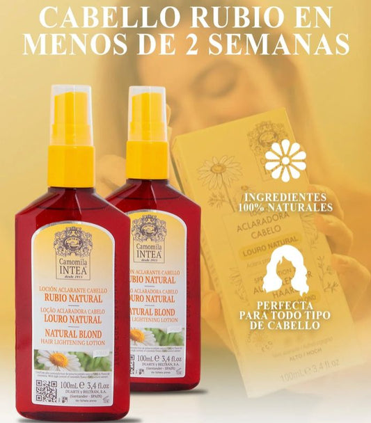 ACLARADOR NATURAL DE CABELLO 100% EFECTIVO